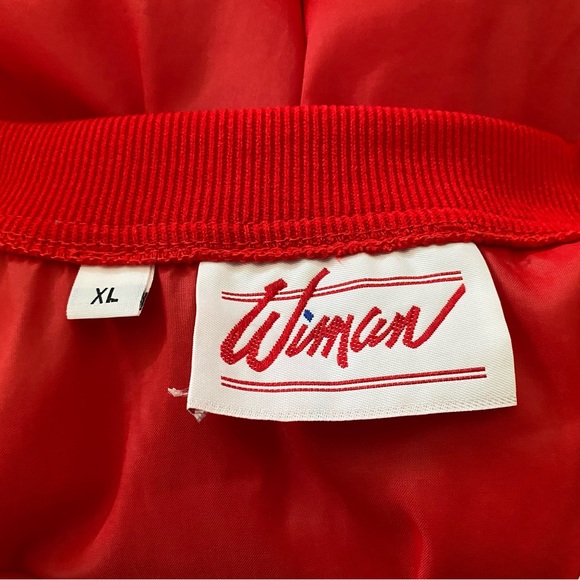 Sale! Vintage 70s Wiman Apparel Red Light Weight Windbreaker - Picture 4 of 9